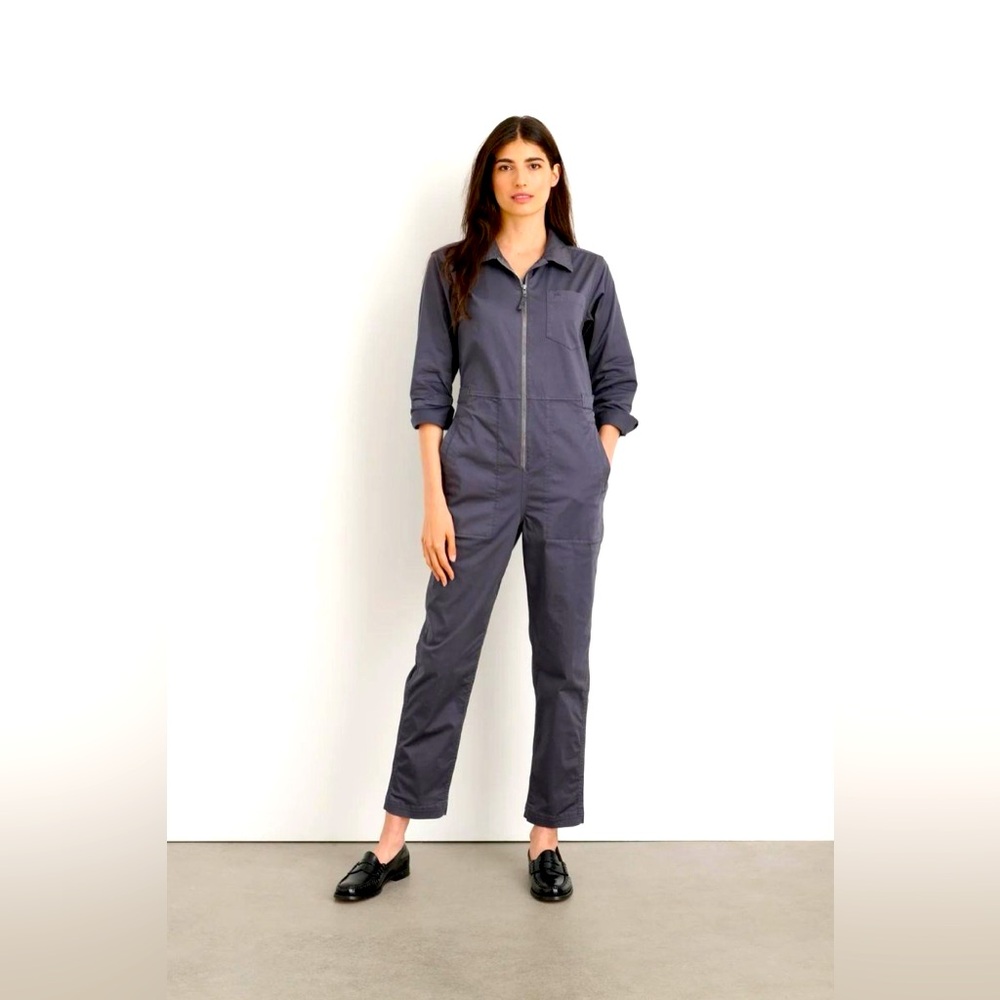 ALEX MILL standard zip jumpsuit size L EUC